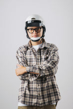 Load image into Gallery viewer, CLUBMAN (White) + Cap + Chin Guard (Selama Persediaan Masih Ada)