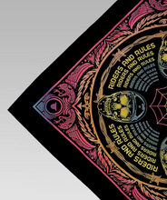 Load image into Gallery viewer, RR Psychedelic Skullscape Bandana