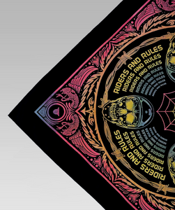 RR Psychedelic Skullscape Bandana