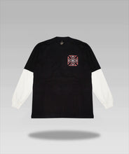 Load image into Gallery viewer, RR Ironcross Black White longsleeve
