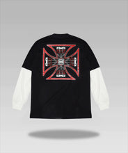 Load image into Gallery viewer, RR Ironcross Black White longsleeve