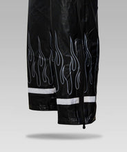 Load image into Gallery viewer, RR Signature Flame Raincoat (Black)