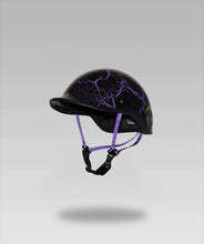 Load image into Gallery viewer, RRAWCYCLE HELMET - BLACK PURPLE