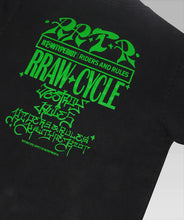 Load image into Gallery viewer, RRAWCYCLE TEE - BLACK WASH