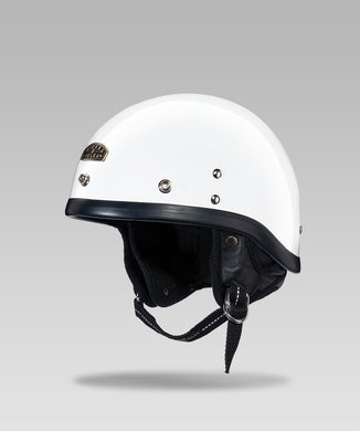 CLUBMAN (White) + Cap + Chin Guard (Selama Persediaan Masih Ada)