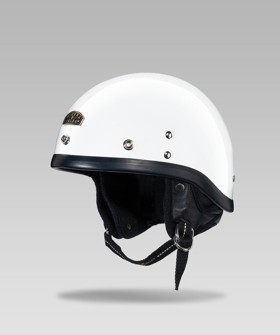 CLUBMAN (White) + Cap + Chin Guard
