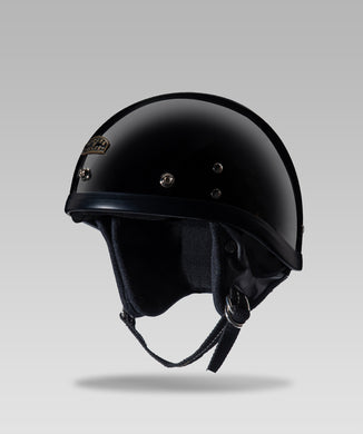 CLUBMAN (Black) + Cap + Chin Guard (Selama Persediaan Masih Ada)