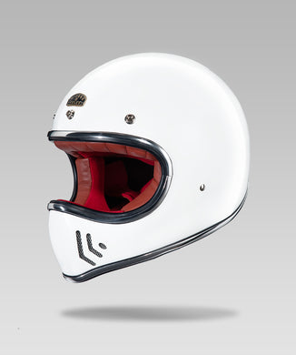 COMMANDO LUXURY HELMET (White)