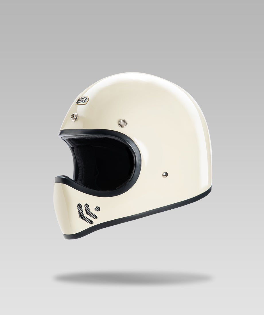 COMMANDO Mini Helmet (Off-White) – Riders & Rules