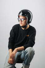 Load image into Gallery viewer, Garnet Helmet (Black - Red)
