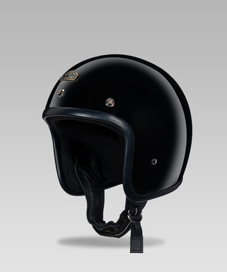 OPEN FACE HELMET (Black)